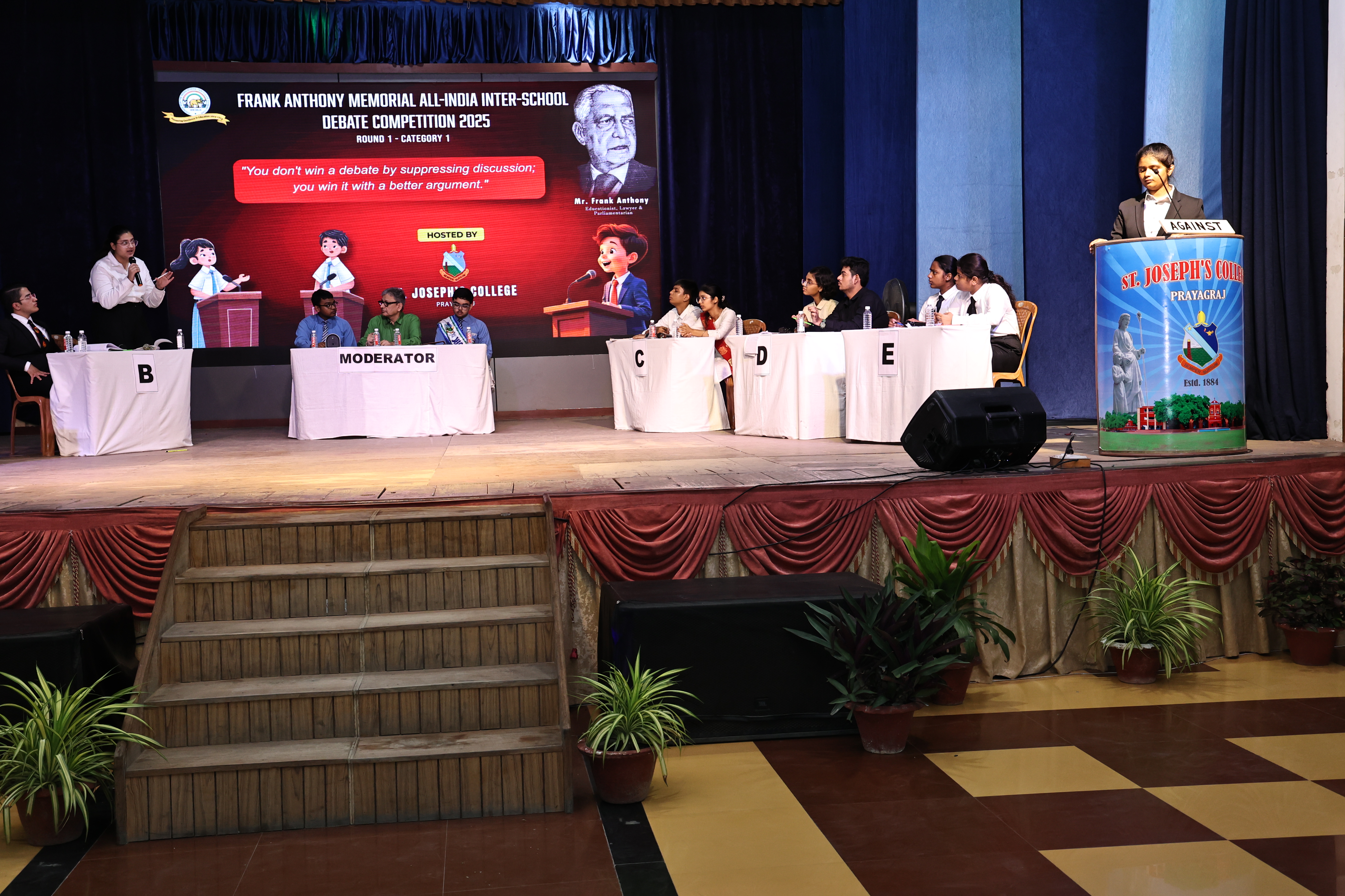 The Frank Anthony Memorial All-India Inter School Debate Competition