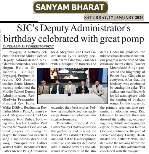 Birthday Celebration of Rev Fr Gladwin Fernandes